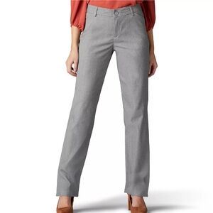 Lee Platinum Label Women's Ash Heather Gray Straight-Leg  Jeans
